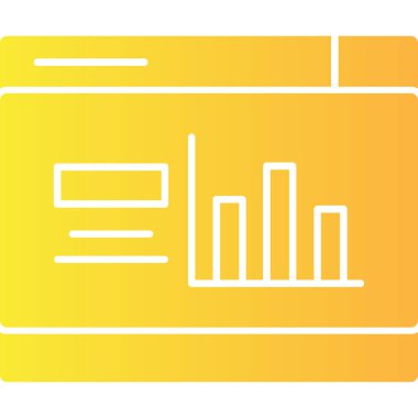 Grafik. Web simgesi basit illüstrasyon