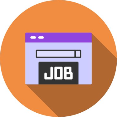 İş. Web simgesi basit illüstrasyon