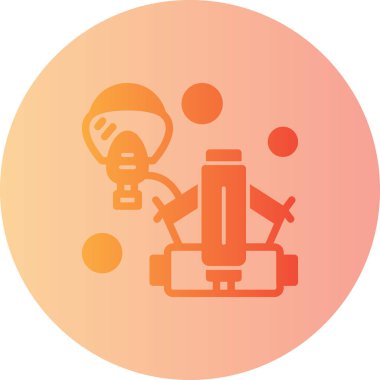 Robot simgesinin vektör illüstrasyonu