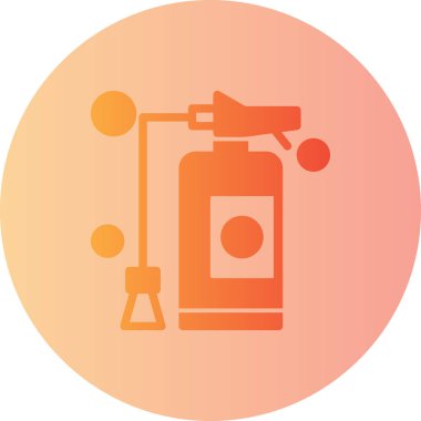 Gaz simgesinin vektör illüstrasyonu