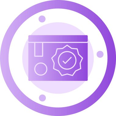 çip simgesi, vektör illüstrasyonu basit tasarım