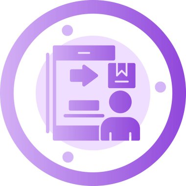 iş vektörü illüstrasyonu, simge