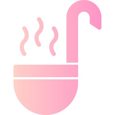 Kahve. Web simgesi basit illüstrasyon