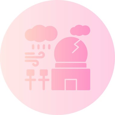 Bir ağaç simgesinin vektör illüstrasyonu