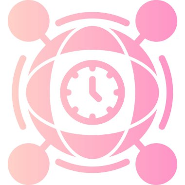 Saatin vektör illüstrasyonu