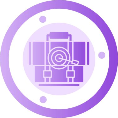 Kamera simgesi, vektör illüstrasyonu