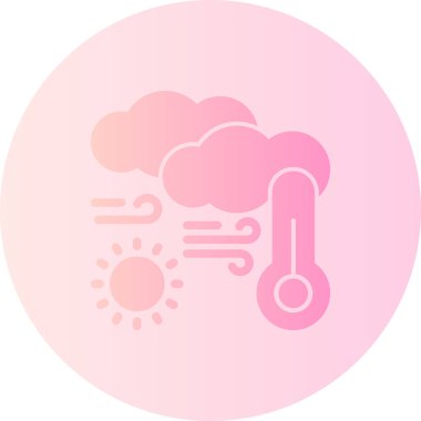 termometre simgesi vektör illüstrasyonu