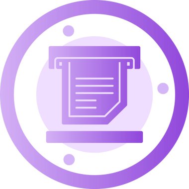 Kitap. Web simgesi basit illüstrasyon