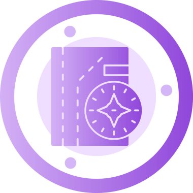 Saat simgesinin vektör illüstrasyonu