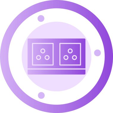 Modern b 'nin vektör illüstrasyonu eksik simgesi