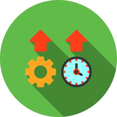 Zaman vektör simgesi ayarlanıyor