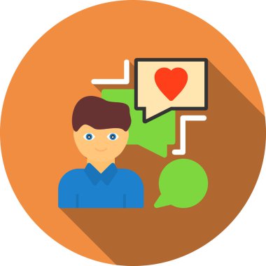 konuşma kabarcığı vektör çizimi