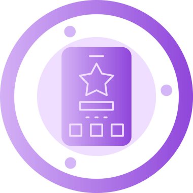 Modern bir web simgesinin vektör illüstrasyonu