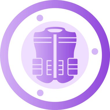 Benzersiz Benzin İstasyonu Vektör Kabartma Simgesi