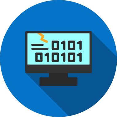 Bilgisayar. Web simgesi basit illüstrasyon