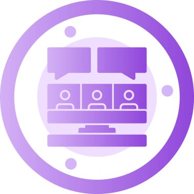 Modern otomatik simgenin vektör illüstrasyonu