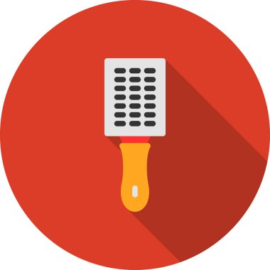 Lemon Zester Düz Gölgesi, Vektör İllüstrasyonu