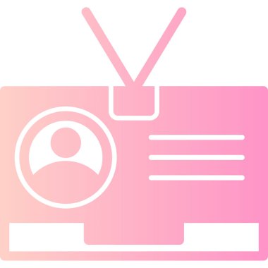 Televizyon. Web simgesi basit illüstrasyon