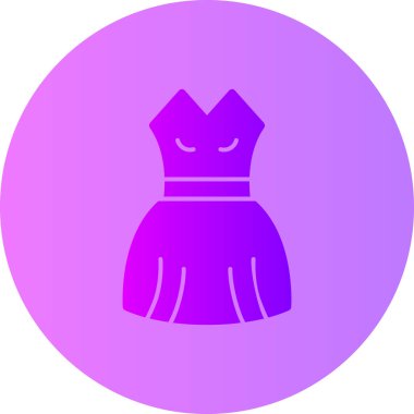 Elbise. Web simgesi basit illüstrasyon