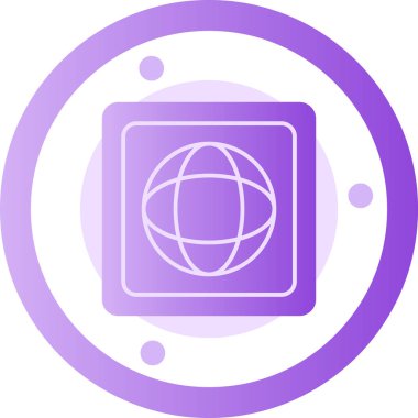 Modern simgenin vektör illüstrasyonu