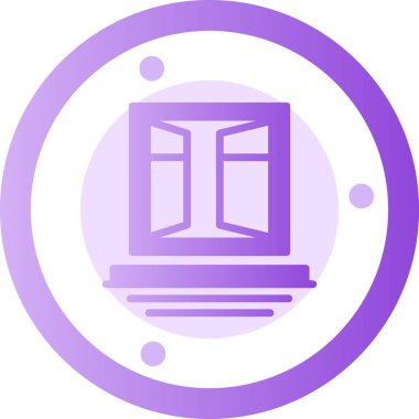 Bir binanın vektör simgesi