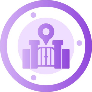 konum pin simgesi vektör illüstrasyonu