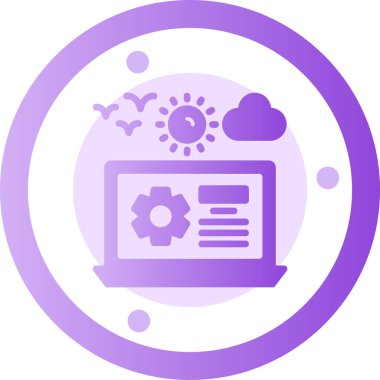 Web tasarım simgesi, vektör illüstrasyonu