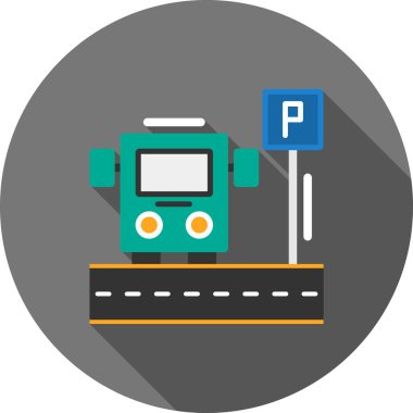 Trafik ışığı simgesi vektör illüstrasyonu