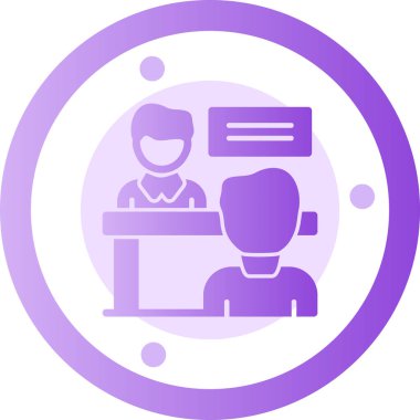 iş simgesi vektör illüstrasyonu