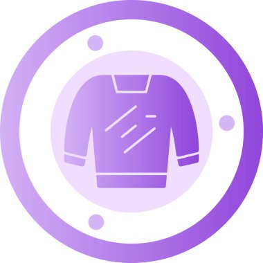 Ceket. Web simgesi basit illüstrasyon