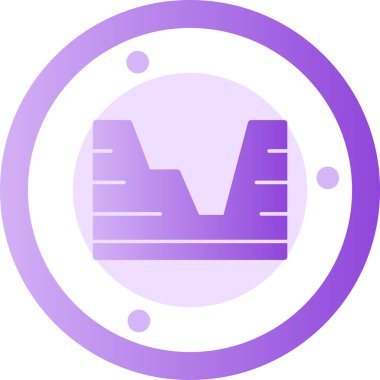 Modern bir simgenin vektör illüstrasyonu