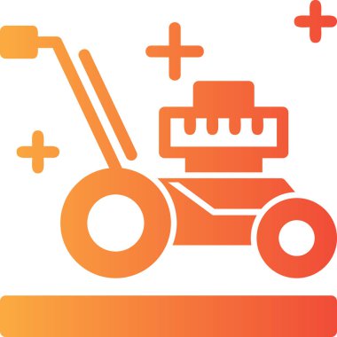 Modern araba simgesinin vektör illüstrasyonu