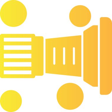 Konuşmacı simgesi. vektör illüstrasyonu