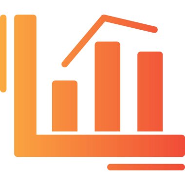 iş grafiği vektör simgesi