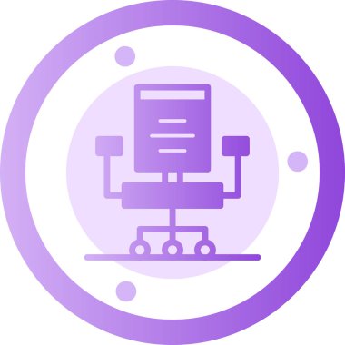 Bilgisayar vektör simgesi modern basit vektör illüstrasyonu