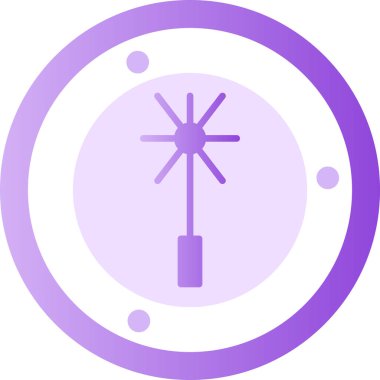 Tek bir elektrik simgesinin vektör illüstrasyonu