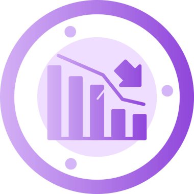 Bir pasta grafiğinin vektör çizimi