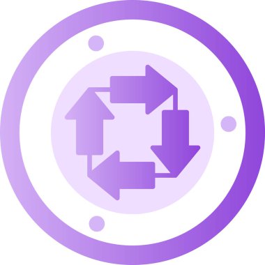 Seo simgesinin vektör illüstrasyonu