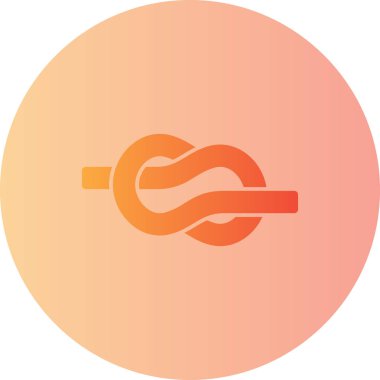 Beyaz arkaplandaki kırmızı daire simgesinin vektör çizimi