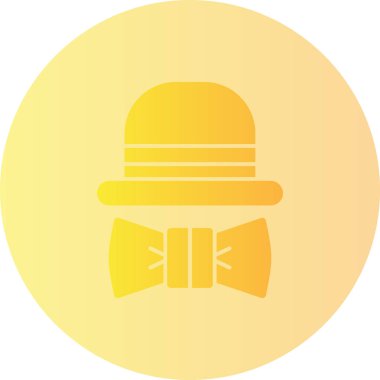 Basit vektör simgesi, eşarp çizimi