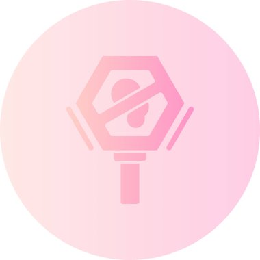 Güzellik ve moda simgesinin vektör çizimi