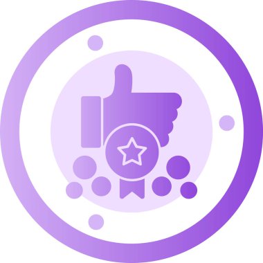 Başparmaklar yukarı. Basit tasarım