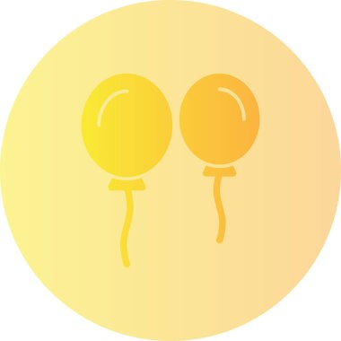 Balon simgesinin vektör illüstrasyonu