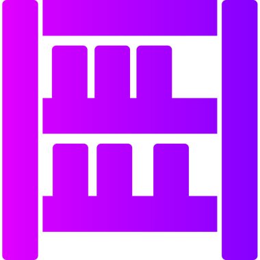 Bina. Web simgesi basit illüstrasyon