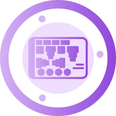 video simgesi, vektör illüstrasyonu