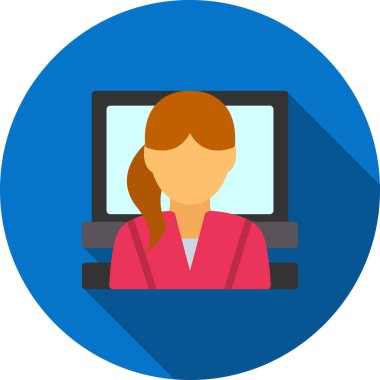 iş bürosu masa simgesi