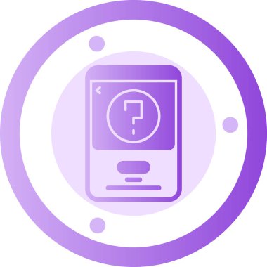 akıllı telefon simgesi vektör illüstrasyonu