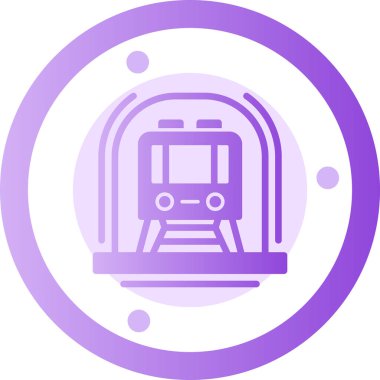 tren. Web simgesi basit illüstrasyon