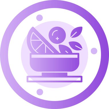 Yemek. Web simgesi basit illüstrasyon