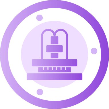 Kek. Web simgesi basit illüstrasyon